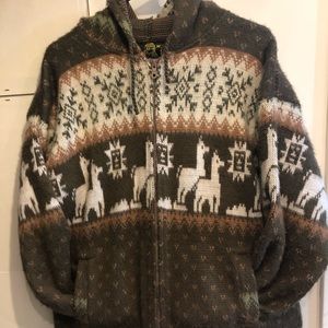 Tejidos ruminahui lama sweater - medium